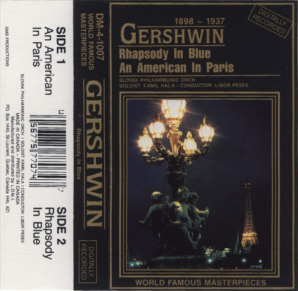 George Gershwin : Rhapsody In Blue / An American In Paris (Cass)