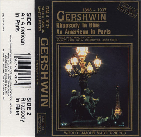 George Gershwin : Rhapsody In Blue / An American In Paris (Cass)
