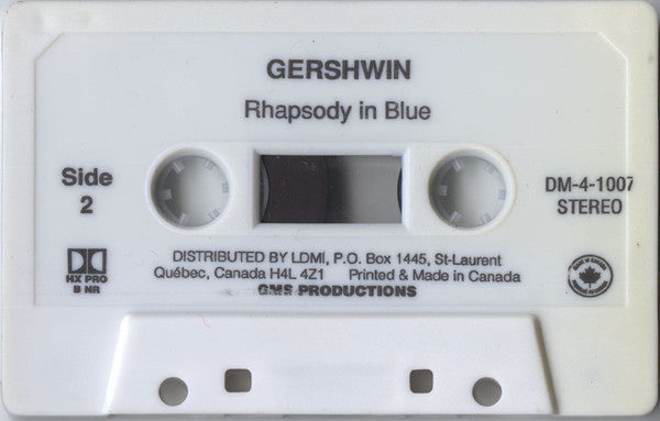 George Gershwin : Rhapsody In Blue / An American In Paris (Cass)