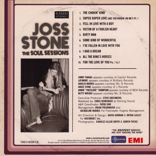Joss Stone : The Soul Sessions (CD, Album)