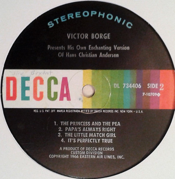 Victor Borge - Victor Borge Presents His Own Enchanting Version Of Hans Christian Andersen (LP) (G+) - Endless Media