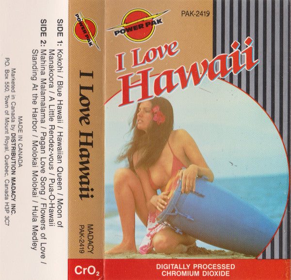 Unknown Artist : I Love Hawaii (Cass, Cr)