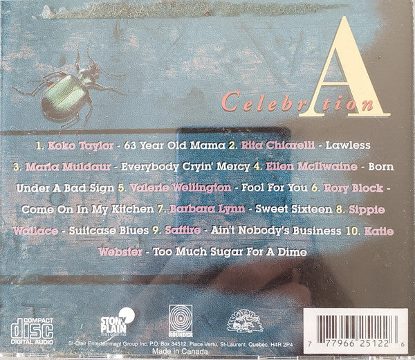 Various : A Celebration Of Blues - Women In Blues (CD, Comp)