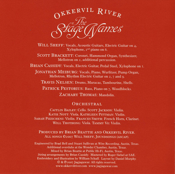 Okkervil River : The Stage Names (CD, Album)