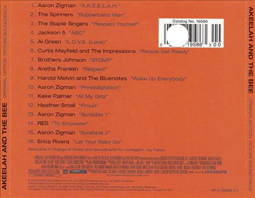 Various : Akeelah And The Bee (Original Motion Picture Soundtrack) (CD, Album, Comp)