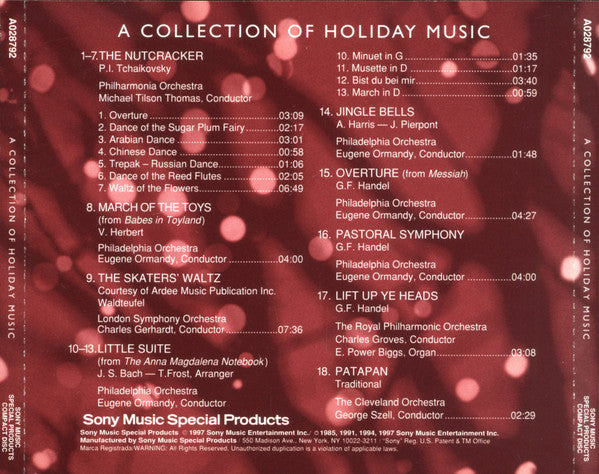 Various - Music To Your Ears (A Collection Of Holiday Music) (CD) (VG+) - Endless Media