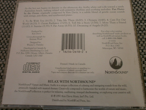 Ken Davis (5) : Pan Flutes By The Ocean (CD, Album)