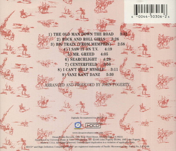John Fogerty : Centerfield (HDCD, Album, RE, RM, Mat)