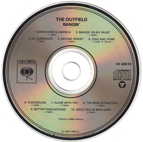 The Outfield - Bangin' (CD) (VG+) - Endless Media