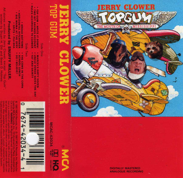 Jerry Clower : Top Gum (Cass, Album, Dol)