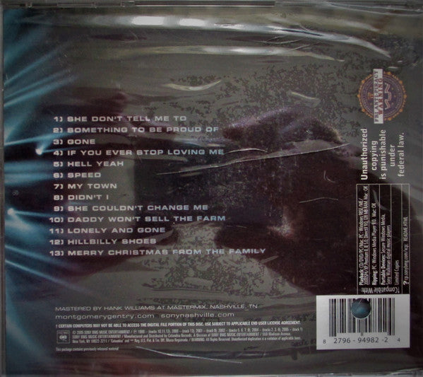 Montgomery Gentry : Something To Be Proud Of The Best Of 1999-2005 (CD, Comp)