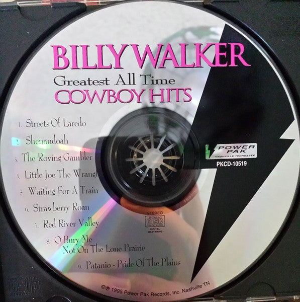 Billy Walker : Greatest All Time Cowboy Hits (CD, Comp)