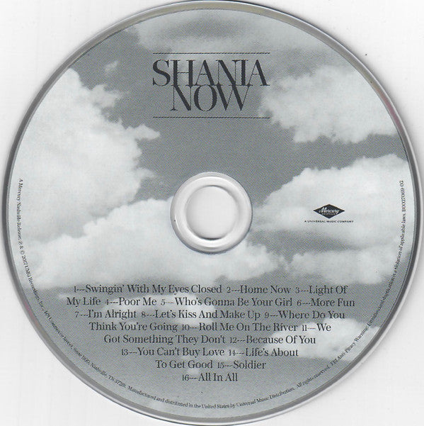 Shania Twain : Now (CD, Album, Dlx, Dig)