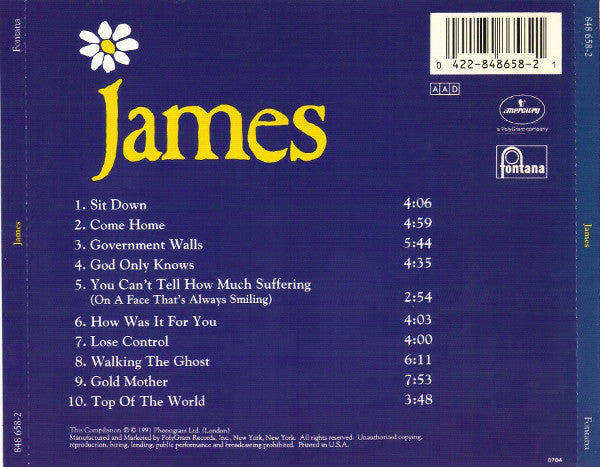 James : James (CD, Album, Comp)