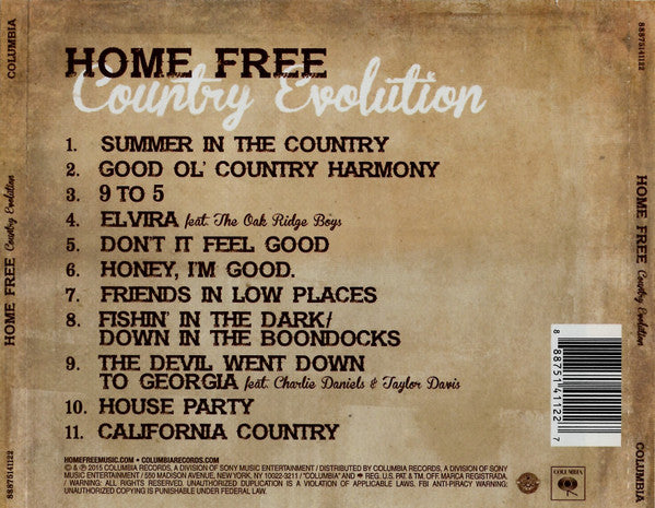Home Free : Country Evolution (CD, Album)