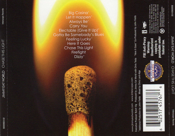 Jimmy Eat World : Chase This Light (CD, Album)