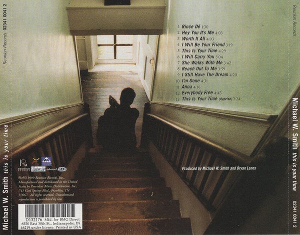 Michael W. Smith : This Is Your Time (CD, Album, Club, Enh)