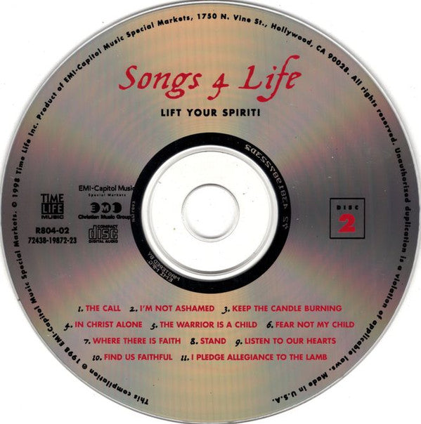 Various : Songs 4 Life - Lift Your Spirit (2xCD, Comp)