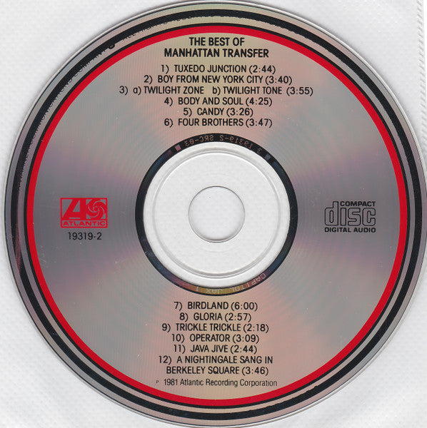 The Manhattan Transfer : The Best Of The Manhattan Transfer (CD, Comp, RE)