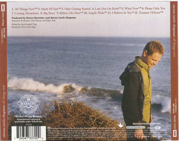 Steven Curtis Chapman : All Things New (CD, Album, Enh, Ltd)