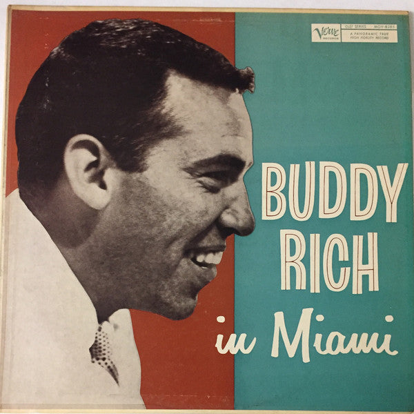 Buddy Rich : Buddy Rich in Miami (LP, Album, Mono, RE)