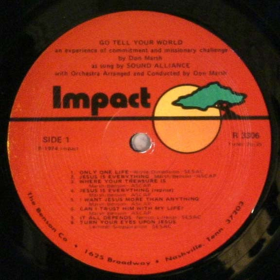 Sound Alliance - Go Tell Your World! (LP) (VG) - Endless Media