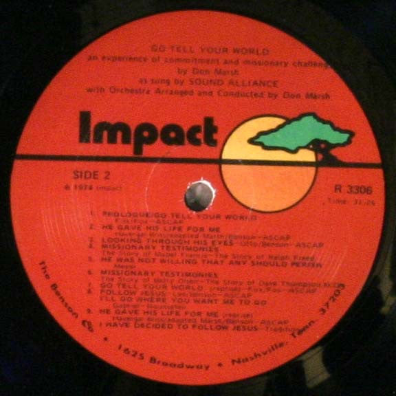 Sound Alliance - Go Tell Your World! (LP) (VG) - Endless Media