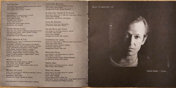 Bad Company (3) : Stories Told & Untold (CD, Album, Promo)