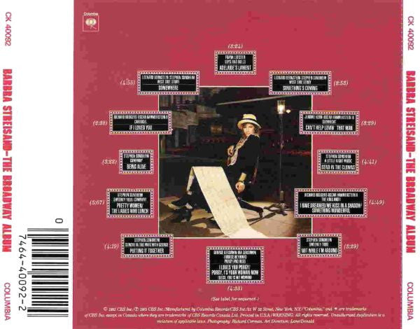 Barbra Streisand - The Broadway Album (CD) (VG) - Endless Media