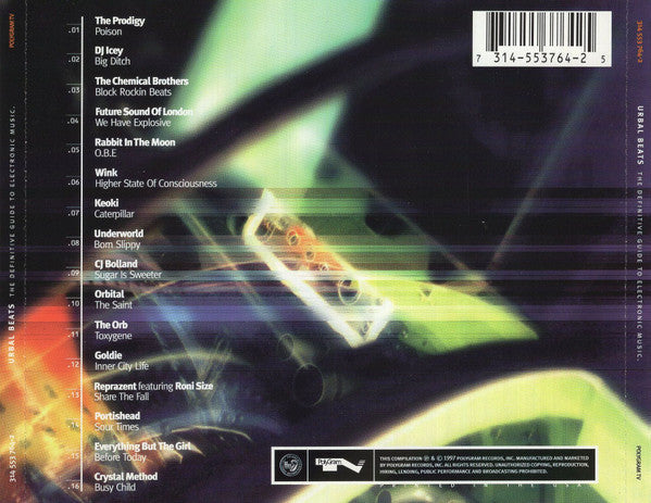 Various : Urbal Beats: The Definitive Guide To Electronic Music (CD, Comp)