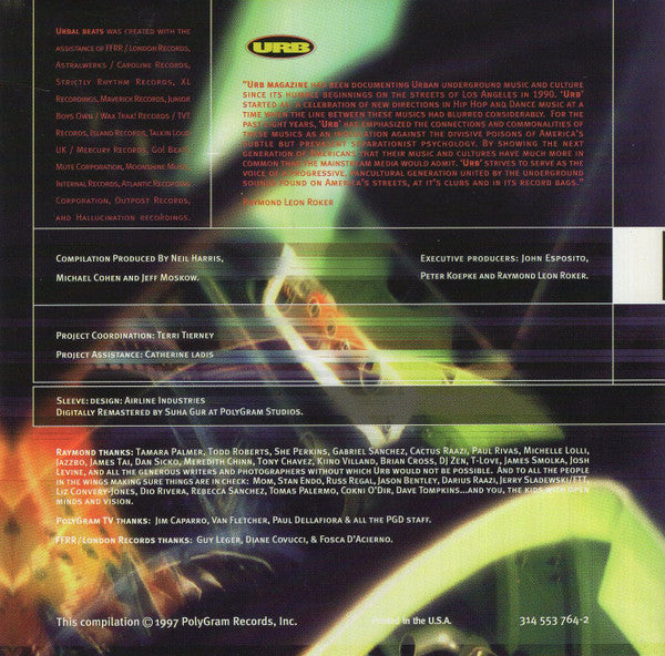 Various : Urbal Beats: The Definitive Guide To Electronic Music (CD, Comp)