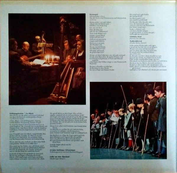 Various : 25 Jahre Salzburger Adventsingen Mit Allen Originalfassungen Von "Stille Nacht" Und Mit Lesungen Von Karl Heinrich Waggerl (LP)