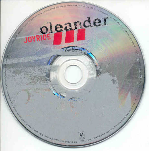 Oleander : Joyride (CD, Album)