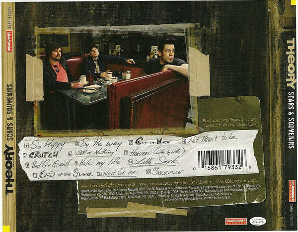 Theory Of A Deadman : Scars & Souvenirs (CD, Album)