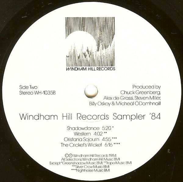 Various - Windham Hill Records Sampler '84 (LP) (VG) - Endless Media