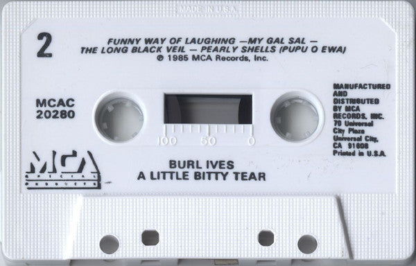 Burl Ives : A Little Bitty Tear (Cass, Comp)