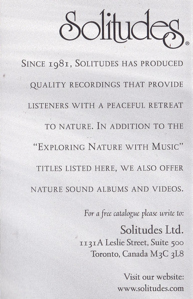 Dan Gibson / Johann Sebastian Bach, Ludwig van Beethoven, Frédéric Chopin, Claude Debussy, Edvard Grieg, Johann Pachelbel : Dan Gibson's Solitudes: The Classics (Cass, Album)