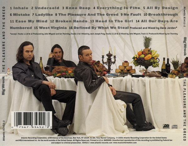 Big Wreck : The Pleasure And The Greed (CD, Album)