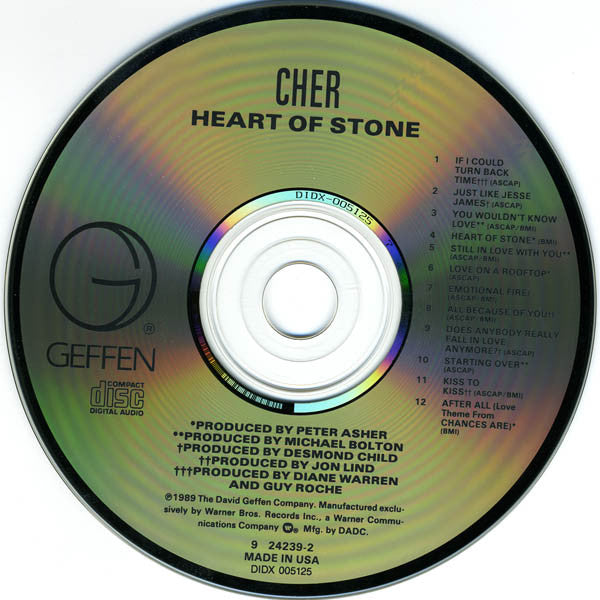 Cher : Heart Of Stone (CD, Album)