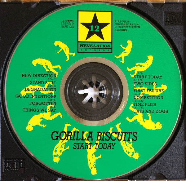 Gorilla Biscuits : Start Today (CD, Album, RE, RP)