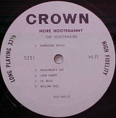 The Hootenairs - More Hootenanny (LP) (VG) - Endless Media