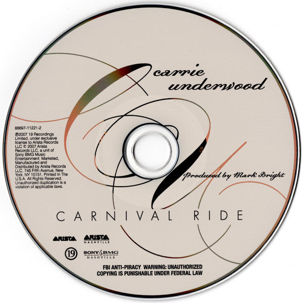 Carrie Underwood : Carnival Ride (CD, Album, Son)