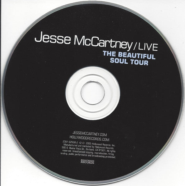 Jesse McCartney : Live The Beautiful Soul Tour (CD, Album)