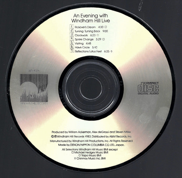 Various : An Evening With Windham Hill Live (CD, Album)