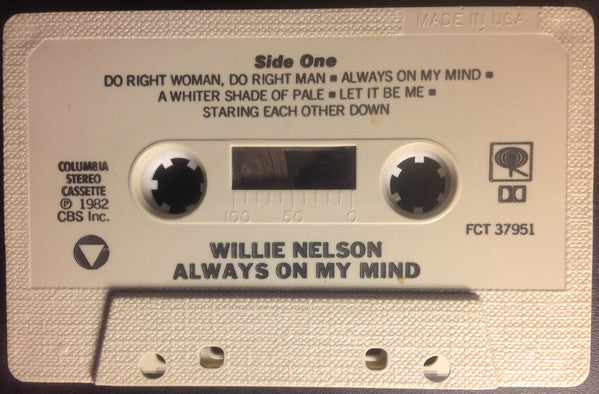 Willie Nelson : Always On My Mind (Cass, Album, Red)