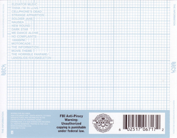 Beck - The Information (CD) (VG) - Endless Media