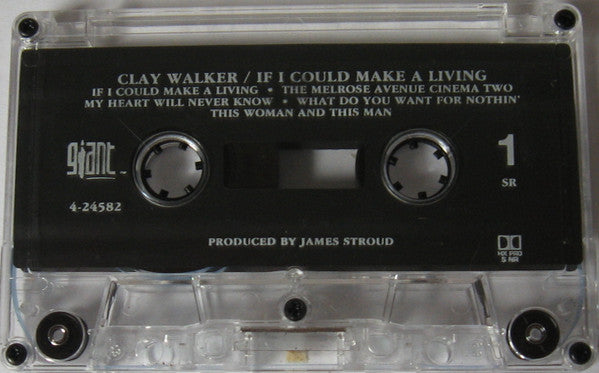 Clay Walker : If I Could Make A Living (Cass, Album, Dol)