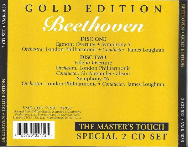 Ludwig van Beethoven : Gold Edition (CD, Comp)