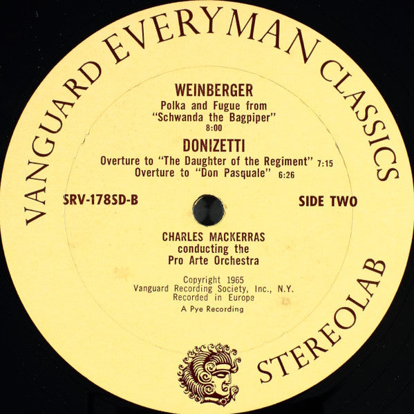 Sir Charles Mackerras Conducting Pro Arte Orchestra Of London - Encores For Orchestra (LP) (G+) - Endless Media