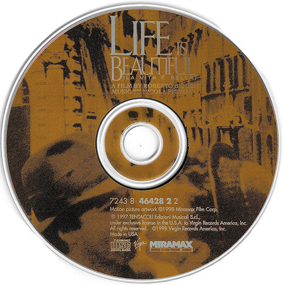 Nicola Piovani : Life Is Beautiful (La Vita È Bella) (CD, Album)